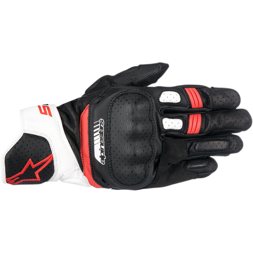 Alpinestars Mens SP-5 Leather Gloves - Black