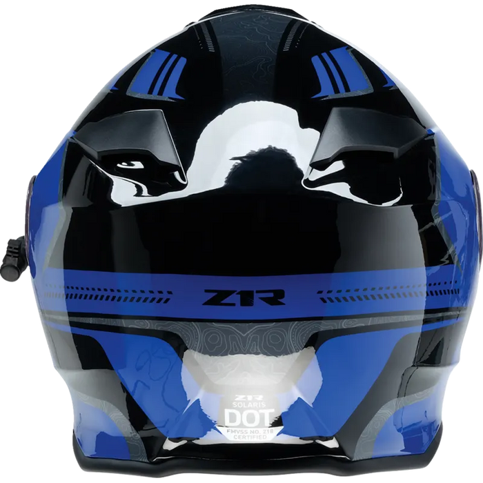 Z1R Solaris 2.0 First Tracks Helmet with Electric Dual Lens Face Shield