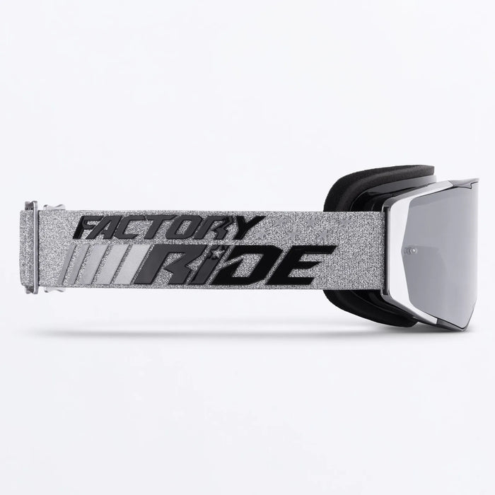 FXR Factory Ride MX Goggle - Silver/Chrome, view 4