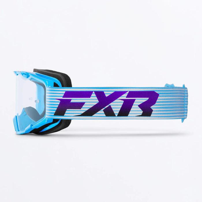 FXR Maverick Prime MX Goggle - Sky/Purple, view 2