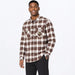 FXR Mens HD Flannel Shirt - D. Cedar/Sand, front view