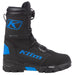 Klim Mens Klutch GTX BOA Boot - Non-Current - Black - Electric Blue Lemonade, front view