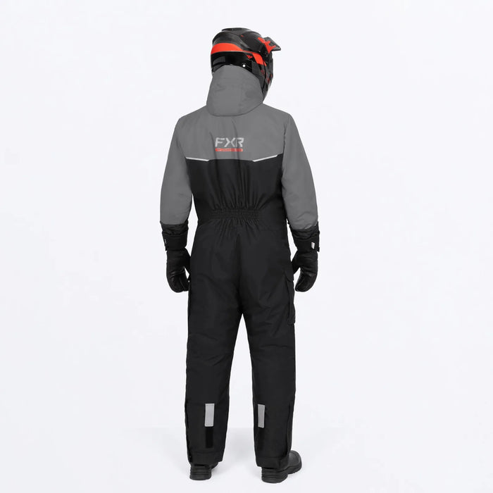 FXR Mens Evolution F.A.S.T. Insulated Monosuit - Black/Char, view 3