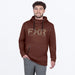 FXR Mens Hydrogen Tech Pullover Hoodie - Dark Cedar/Stone, front view
