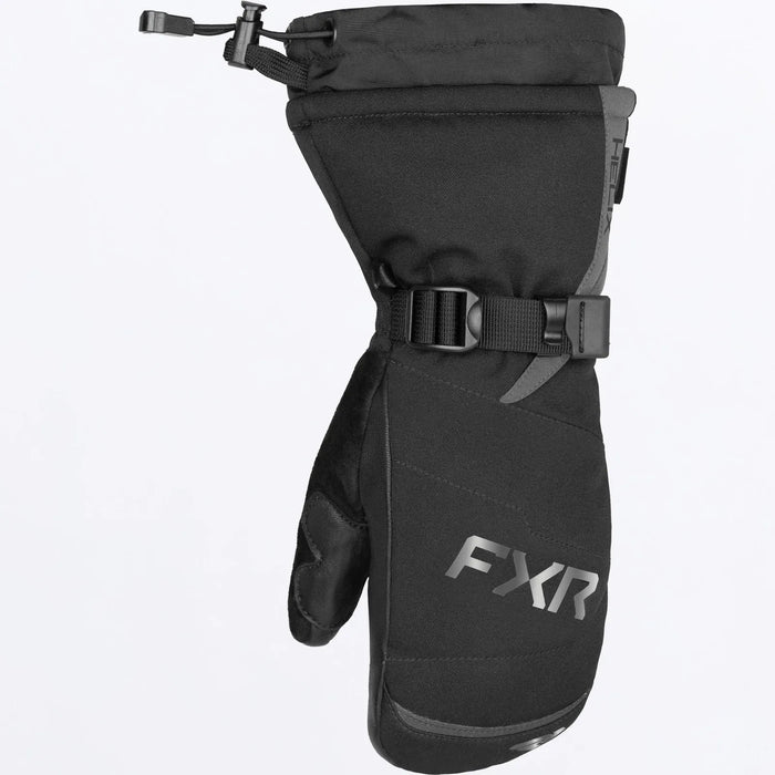 FXR Youth Helix Race Mitt 2027 - Black, front view