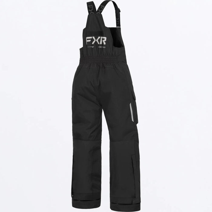 FXR Child Excursion FX Bib Pant - Black, view 2