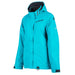Klim Womens Allure Jacket - Non-Current - Arctic Teal - High-rise, front view