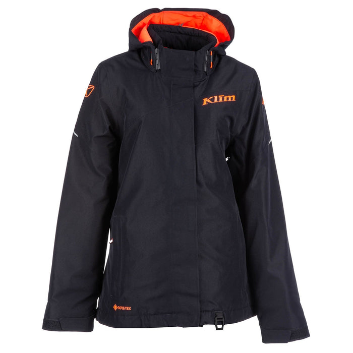 Klim Womens Allure Jacket - Non-Current - Black - Fiery Coral, view 3