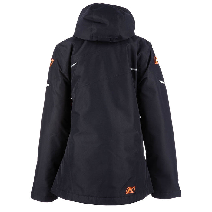 Klim Womens Allure Jacket - Non-Current - Black - Fiery Coral, view 4