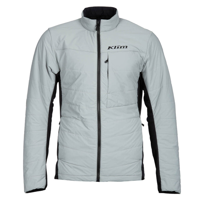 Klim Mens Override Alloy Jacket - Monument - Black, front view