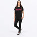 FXR Womens Victory Premium T-Shirt - Black/Razz, view 3