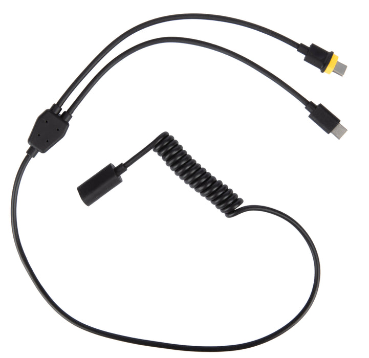 KLIM eFire Goggle USB C 2-in-1 Extension Cable