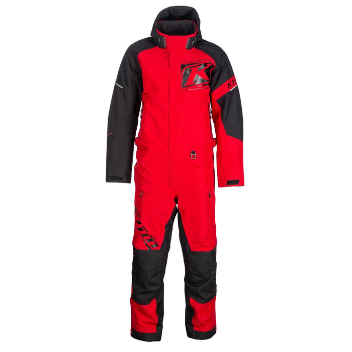 Klim Mens Terrain One-Piece - Chili Pepper - Black, front view