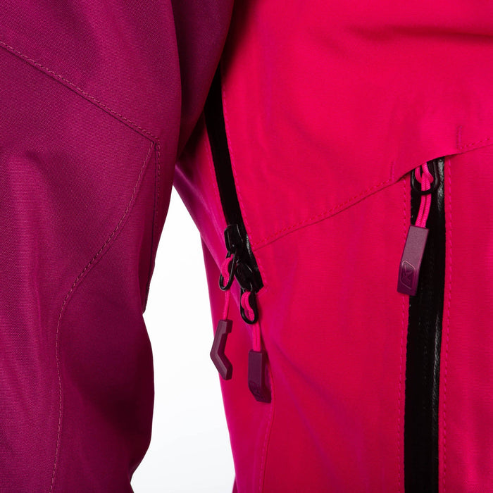 Klim Mens Terrain One-Piece - Pink Glo - Magenta Purple, view 12