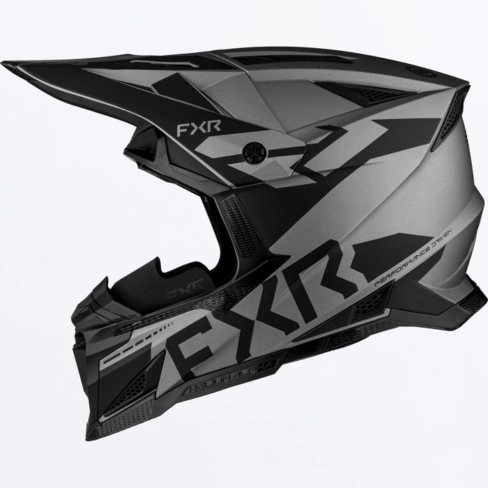 FXR Helium Alpha Snow Helmet - Titanium, view 3