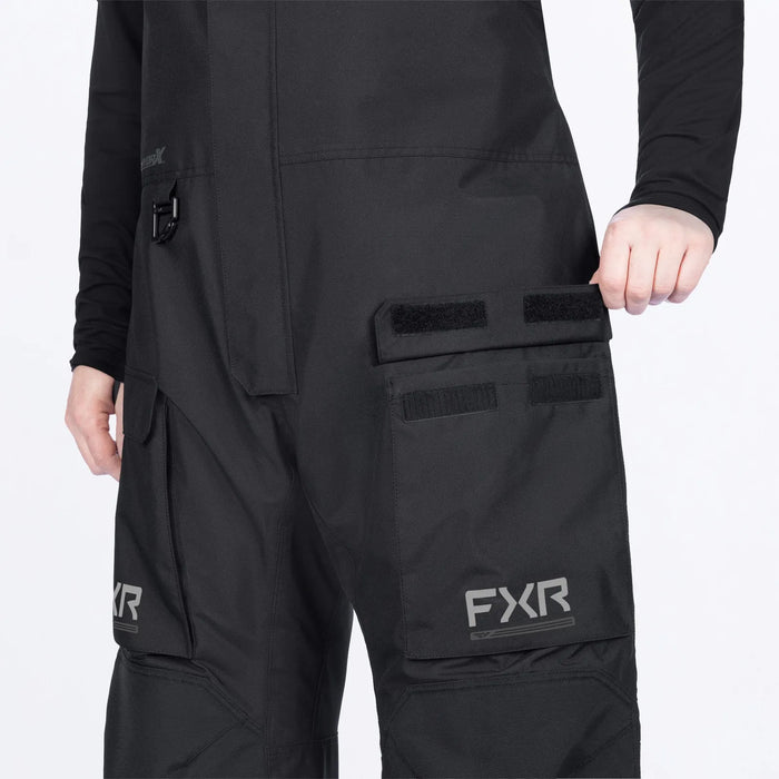 FXR Mens Evolution FX Bib Pant - Black, view 3