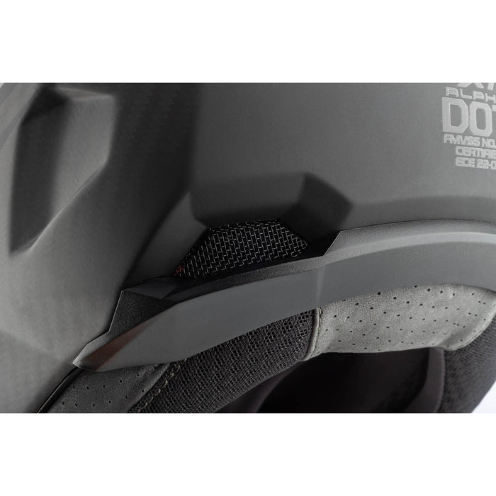 Klim X1 Alpha Helmet ECE/DOT - Carbon Matte Black