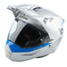 Klim X1 Alpha Helmet ECE/DOT - Gloss Concept High-Rise - Electric Blue Lemonade