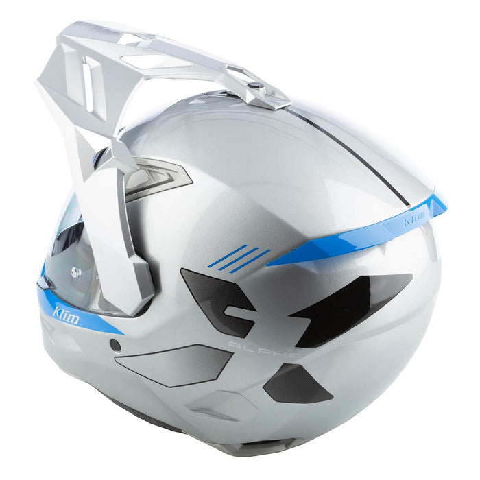Klim X1 Alpha Helmet ECE/DOT - Gloss Concept High-Rise - Electric Blue Lemonade