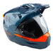 Klim X1 Alpha Helmet ECE/DOT - Gloss Concept Petrol - Strike Orange
