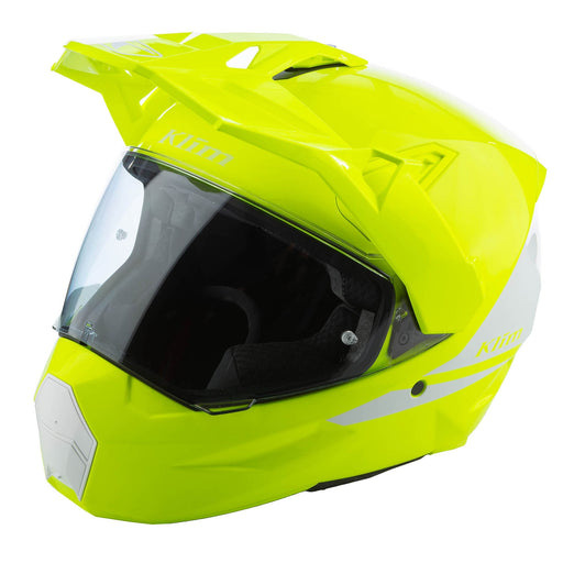 Klim X1 Alpha Helmet ECE/DOT - Gloss Hi-Vis - White