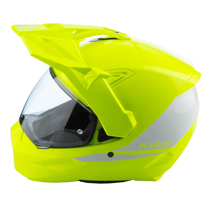 Klim X1 Alpha Helmet ECE/DOT - Gloss Hi-Vis - White