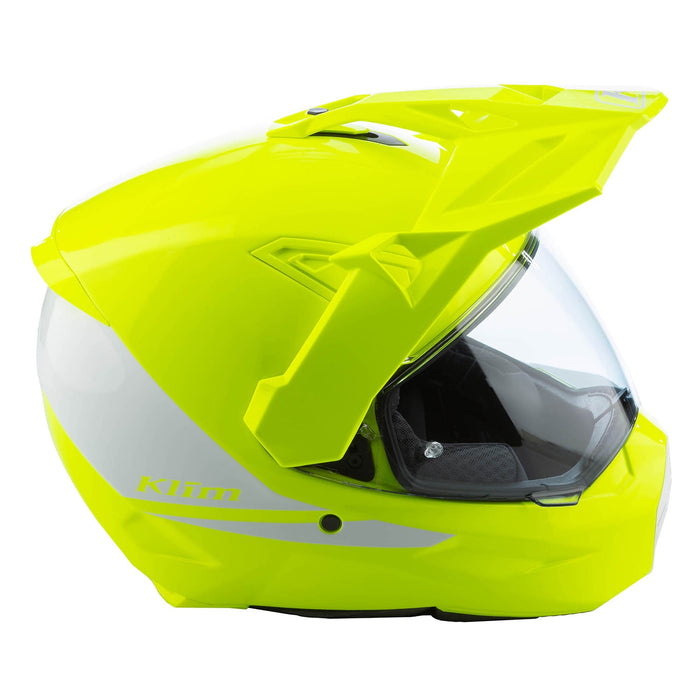 Klim X1 Alpha Helmet ECE/DOT - Gloss Hi-Vis - White