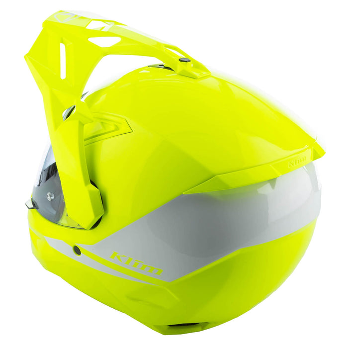 Klim X1 Alpha Helmet ECE/DOT - Gloss Hi-Vis - White