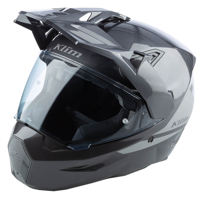 Klim X1 Alpha Helmet ECE/DOT - Gloss Metallic Asphalt - Monument