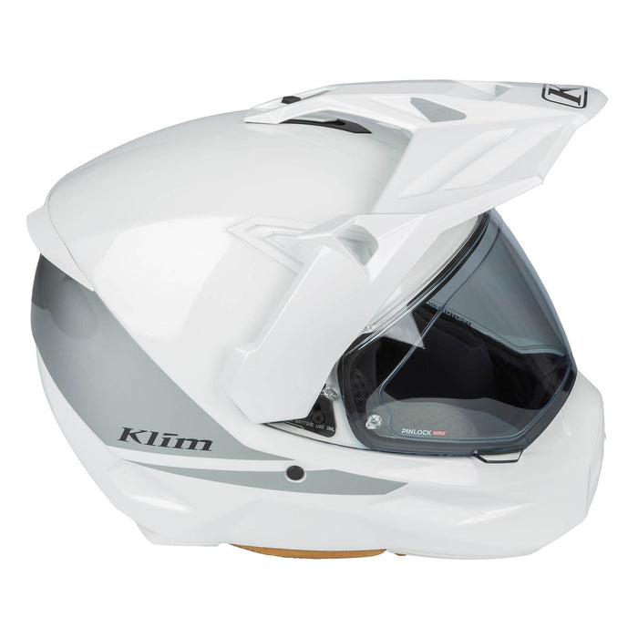 Klim X1 Alpha Helmet ECE/DOT - Gloss White - High-rise