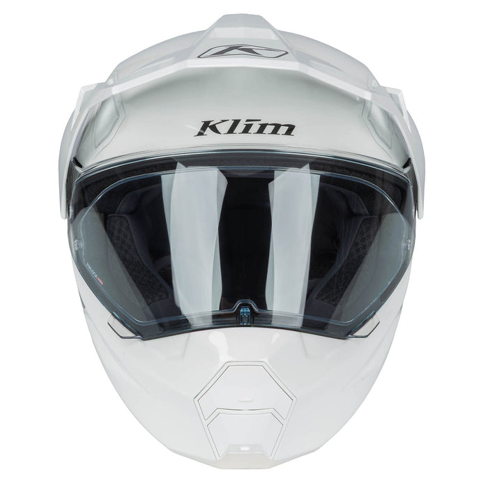 Klim X1 Alpha Helmet ECE/DOT - Gloss White - High-rise