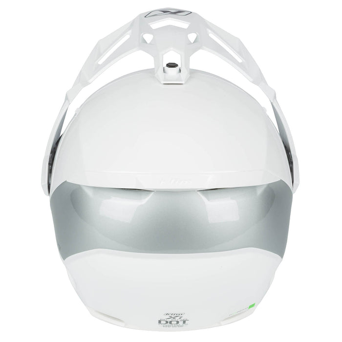 Klim X1 Alpha Helmet ECE/DOT - Gloss White - High-rise