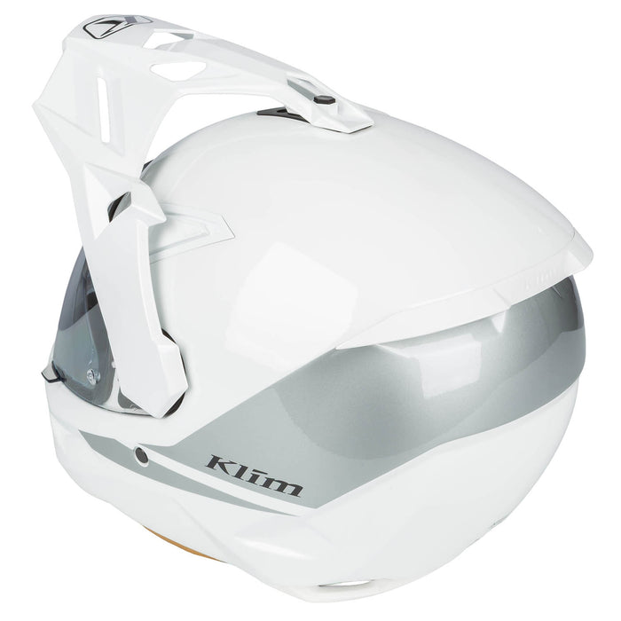 Klim X1 Alpha Helmet ECE/DOT - Gloss White - High-rise