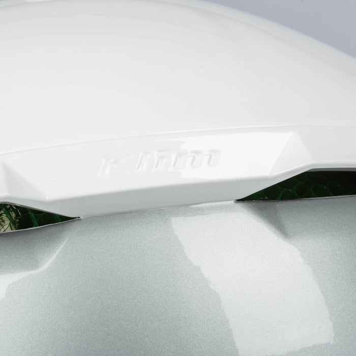 Klim X1 Alpha Helmet ECE/DOT - Gloss White - High-rise