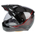 Klim X1 Alpha Helmet ECE/DOT - Quanta Gloss Black - Fiery Red