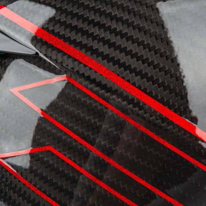 Klim X1 Alpha Helmet ECE/DOT - Quanta Gloss Black - Fiery Red