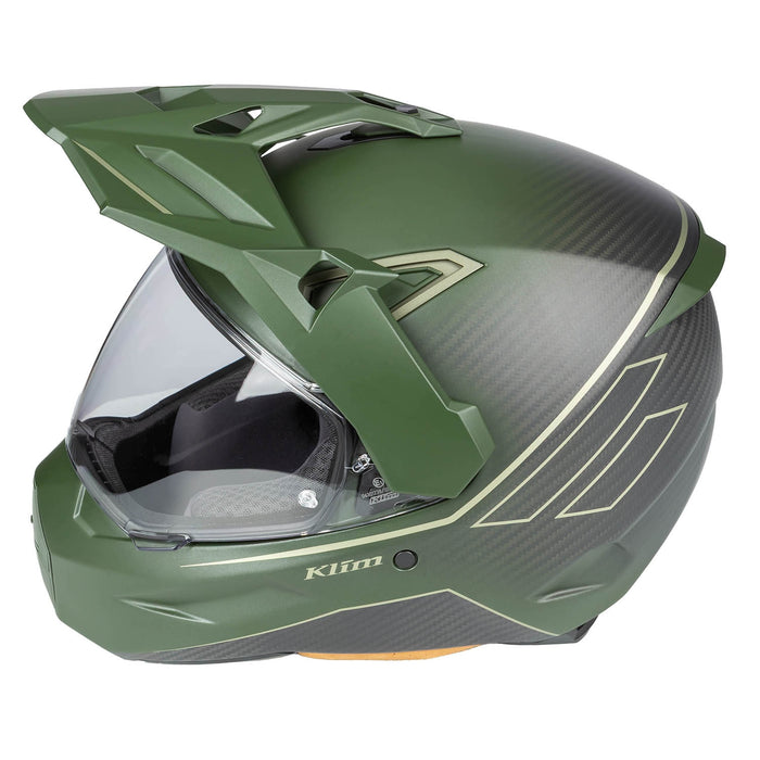 Klim X1 Alpha Helmet ECE/DOT - Quanta Matte Rifle Green - Oil Green