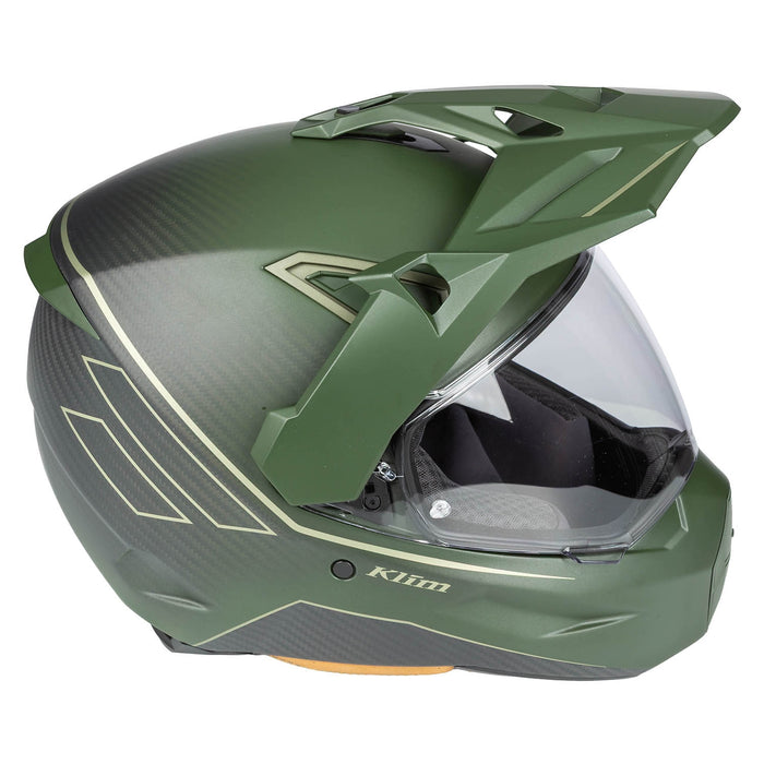 Klim X1 Alpha Helmet ECE/DOT - Quanta Matte Rifle Green - Oil Green
