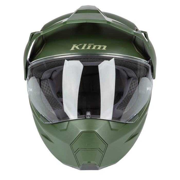 Klim X1 Alpha Helmet ECE/DOT - Quanta Matte Rifle Green - Oil Green