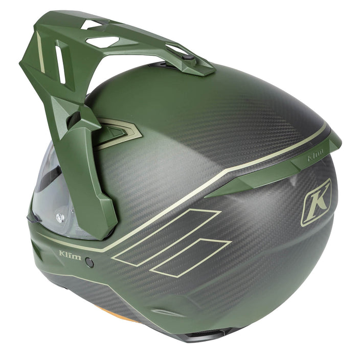Klim X1 Alpha Helmet ECE/DOT - Quanta Matte Rifle Green - Oil Green