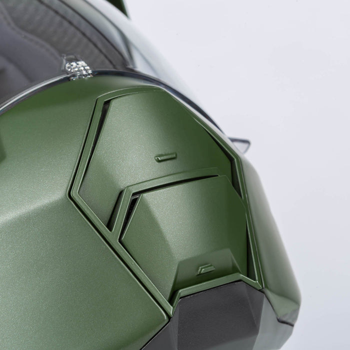 Klim X1 Alpha Helmet ECE/DOT - Quanta Matte Rifle Green - Oil Green