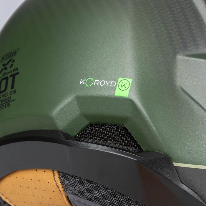 Klim X1 Alpha Helmet ECE/DOT - Quanta Matte Rifle Green - Oil Green