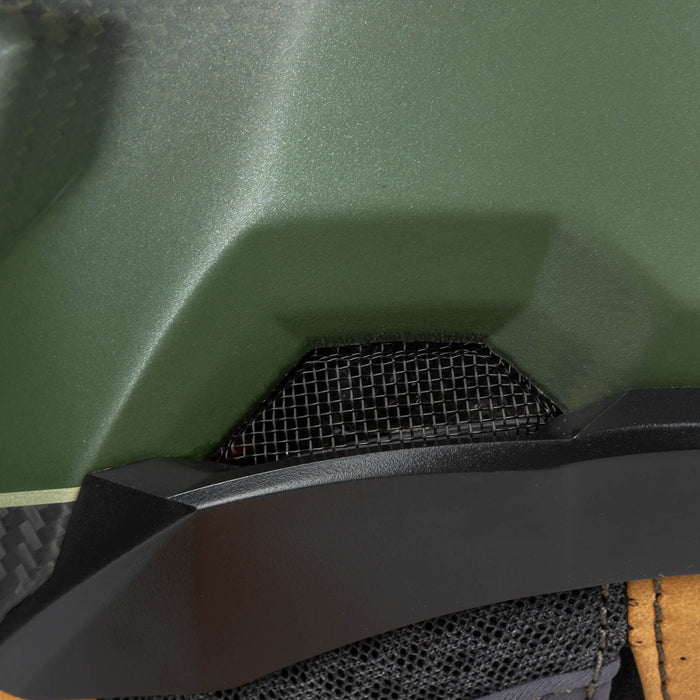 Klim X1 Alpha Helmet ECE/DOT - Quanta Matte Rifle Green - Oil Green