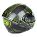 Klim GT1 Expedition Helmet ECE/DOT - Encrypted Gloss Asphalt - Hi-Vis