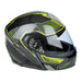 Klim GT1 Expedition Helmet ECE/DOT - Encrypted Gloss Asphalt - Hi-Vis