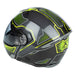 Klim GT1 Expedition Helmet ECE/DOT - Encrypted Gloss Asphalt - Hi-Vis