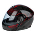 Klim GT1 Expedition Helmet ECE/DOT - Encrypted Gloss Black - Redrock