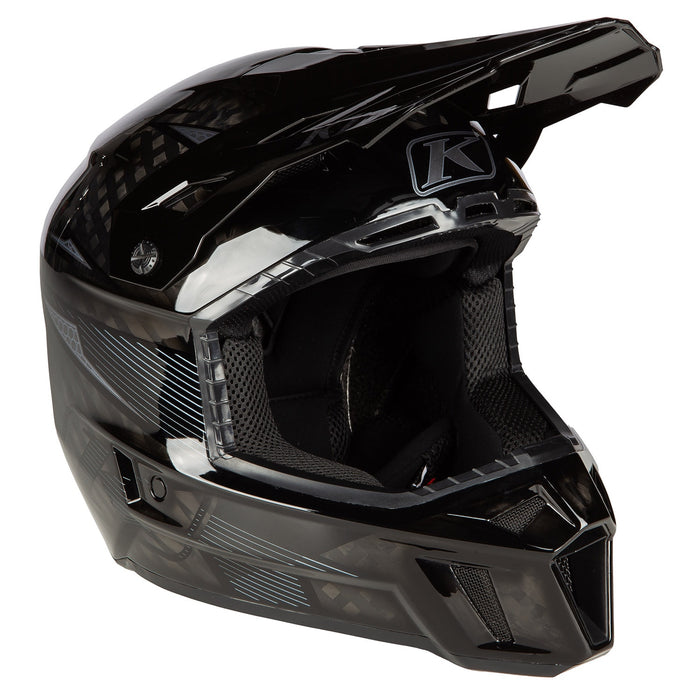 Klim F3 Carbon Pro Off-Road Helmet ECE - Striker Carbon Gloss Black