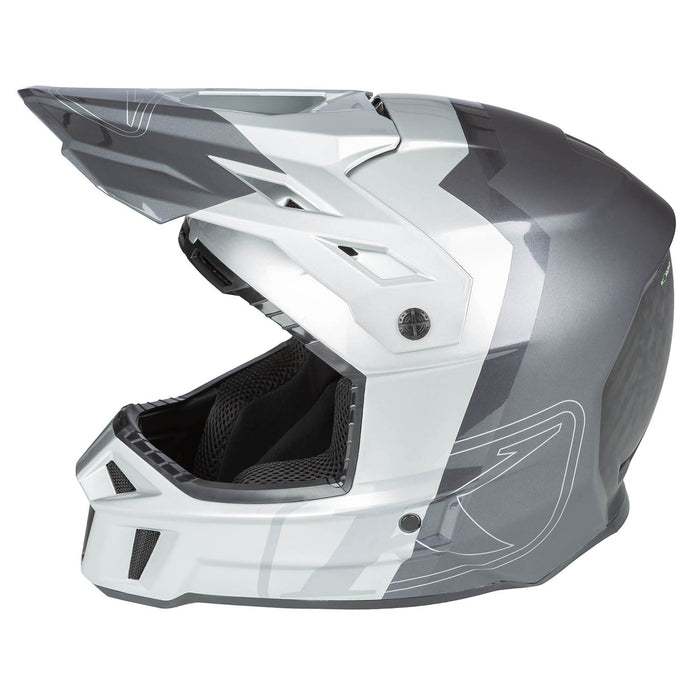 Klim F3 Carbon Pro Off-Road Helmet ECE - Tilt Gloss Asphalt - Monument