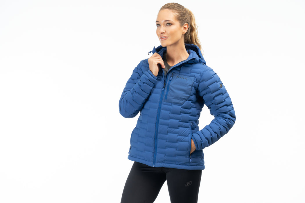 KLIM Womens Luna Stretch Down Hooded Jacket